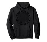 Black Swirl Self Hypnose Trippy Spiral Graphic Art Portal Sweat à Capuche
