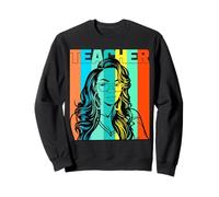 Black Teacher Smart Beautiful Queen Juneteenth Melanine Women Sweatshirt