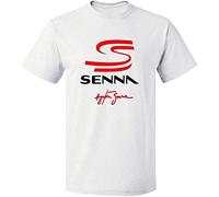 Black Tee Ayrton Senna Brazil Formula Good Male T Shirt
