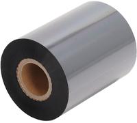 Black Thermal Transfer Tape Resin,Thermal Transfer Tape Compatible for TSC,Argox,Zebra,TOSHIBA (80mm*300m)