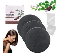 Black & Thick Hair Fallopia Multiflora Shampoo Bar,Promotes Hair Growth and Prevents Hair Loss, Natural Black Hair Care For Women Men (3pcs)