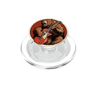 Black Thunder Bear Guitariste Rock and Roll pour Les Fans de Musique PopSockets PopGrip pour MagSafe