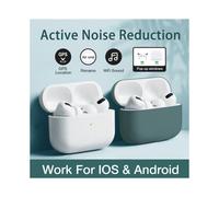 (Black) TWS Earphones Pop Up Connection In-ear Sensor Bluetooth Earphones Touch Control High Quality Sound Noise Cancelling Black White