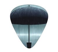 Black Umbrella In The Rain Lot de 12 médiators pour guitare acoustique, ukulélé, etc. 3 épaisseurs