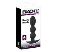 Black Velvet Perles Anales Plug Noir 145 g