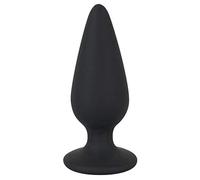 Black Velvet Perles Anales Plug, Noir, Grande, 135g Noir
