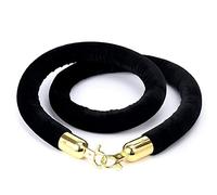 Black Velvet Stanchion Rope,3/4/5/6/7/8/9/10/12/13/16 Foot Long, Crowd Control Stanchion Ropes for Movie Theaters, Grand Openings, Hotels(274cm/9ft)