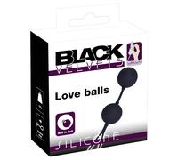 Black Velvets - duo de boules geisha pour exercices de Kegel (2 pièces)