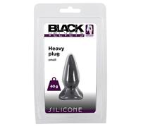 Black Velvets Heavy Anal Plug Black 7,8 cm