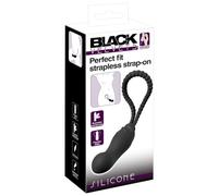 Black Velvets Perfect fit Strapless Godes Ceintures Noir 2,2-3,2 cm