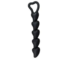 Black Velvets Silicone Plug en Noir