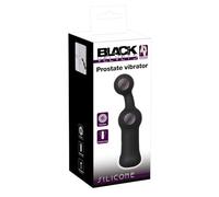 Black Velvets Vibrateur de la prostate Masseurs de prostate Noir Argent 18.9 cm/1.9-5.0 cm