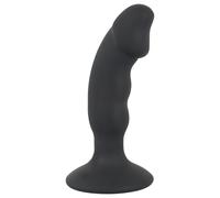 Black Velvets - vibromasseur anal à pénis rechargeable - silicone noir