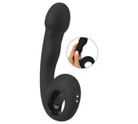 Black Velvets - Vibromasseur point G et P - silicone noir