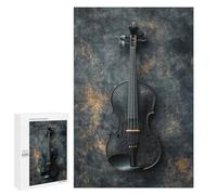 Black Violin Instrument Puzzle 1000 Pièces Educa Jouet en Bois Cadeau Unique Décoration Intérieure Jeu Éducatif Challenge Toy Adultes Et Enfants À Partir De 14 Ans 1000 PCS