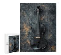 Black Violin Instrument Puzzle 500 Pièces Educa Jouet en Bois Cadeau Unique Décoration Intérieure Jeu Éducatif Challenge Toy Adultes Et Enfants À Partir De 14 Ans 500 PCS