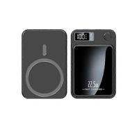 (Black)W-146 22.5w 10000mah Power Bank Magnetic Wireless Charger Phone External Battery Pack