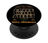 Black Wall Street Boley Oklahoma | Legacy Afro-américain PopSockets PopGrip Adhésif