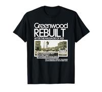 Black Wall Street Greenwood : des cendres à l'excellence T-Shirt