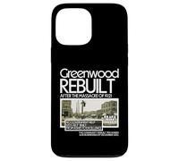 Black Wall Street Greenwood Resilience Legacy Empowerment Coque pour iPhone 13 Pro Max