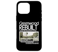 Black Wall Street Greenwood Resilience Legacy Empowerment Coque pour iPhone 16 Pro Max