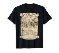 Black Wall Street Tulsa Oklahoma 1921 Mois de l'histoire des Noirs T-Shirt