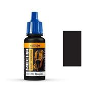 Createx Vallejo Peinture acrylique pour aérographe AV Mecha Color 17 ml – Noir délavé