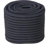 Black Washing Line 10mm X 10m Nylon Rope Outdoor Equipment Tent Rope Nylon Rope Black 10mm/10m