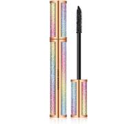 Black Waterproof 4d Mascara,Volume & Curl Mascara,Wipe Resistant & Non-Clumping Mascara,Mascara For Fuller Lashes,Mascara Length,Long Lashes,Lasts All Day