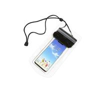 (Black)Waterproof Phone Pouch Universal Sensitive Touch Thicken Hanging Neck Phone Underwater Case Dry Bag for Swimming JIKAIX
