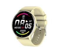 (Black)Waterproof Smart Watch with Heart Rate Blood Pressure Sleep Tracking and Step Counter