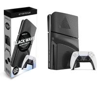 Black Wave Faceplates Kit pour PS5 SLIM (Playstation 5) - VF - NEUF