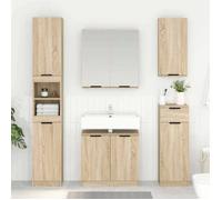 ""Black W abinet de salle de bain - CLOUD - Meuble-lavabo - Chêne Sonoma 64 5 x 33 5 x 59 cm SS1665