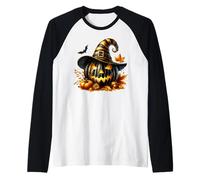 Black White and Orange Halloween Must Haves for Witches Manche Raglan