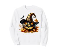 Black White and Orange Halloween Must Haves for Witches Sweatshirt