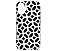 Black-White Art Deco Ornament Decoration Pattern Coque pour iPhone 17