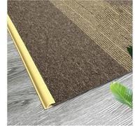 Black White Grey Blue Green Seamless Seamless Transition Strips for Home Office,Floor Transition Strip Self Adhesive Carpet Edge Strip PVC(Light Yellow,5m(16.4ft))
