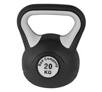 Black & White Kettlebell Boule Haltères main Poids Guide avec instructions bebilderter d'entraînement - Tailles au choix (St)