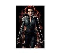 Black Widow Natasha Romanoff Scarlett Johansson Poster sur toile 28 toiles Décoration de chambre à coucher Paysage sportif Décoration de bureau Sans cadre 30 × 45 cm