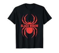 Black Widow Spider Insecte Effrayant Arachnide T-Shirt