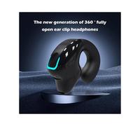 (Black) Wireless Business Headset On-Ear Stereo High Fidelity Noise-Canceling Hands-Free HD Microphone Long Battery Life