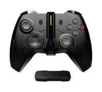 (Black with green) Wireless Gamepad 2.4G Connection Game Controller Wide Platform Supportted