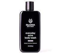 Black Wolf Nation Gel douche au charbon actif - 30 ml - Charbon actif et acide salicylique pour réduire les éruptions d'acné et