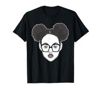 Black Woman Panther Party 1966 Afro Hair Puff Vintage T-Shirt
