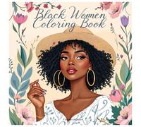 Black Women Coloring Book: 50 Coloring Pages of Beautiful Black Women for Adults: African American Women Portraits