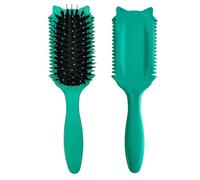 Black Women Curl Brush, Easy to Use for Mom, Curl Brush, Reduces Curls in Half, Frizz-Free, Silky Effect, Juicy Definition, Easily Detangles (Pink) (BLUE)
