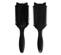 Black Women Curl Brush, Easy to Use for Mom, Curl Brush, Reduces Curls in Half, Frizz-Free, Silky Effect, Juicy Definition, Easily Detangles (Pink) (BLACK)