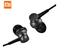 black Xiaomi écouteurs Mi Piston intra-auriculaires d'origine, stéréo, oreillettes avec micro, casque d'écoute pour iPhone 8 7 Plus, tablettes Samsung PC ""Nipseyteko