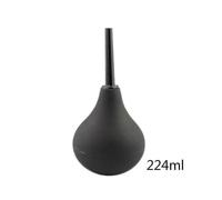 (Black-Xl)Rectum Wash Syringe Silicone Rectum Cleaner Anus Cleaning Tool for Adult