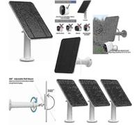 (Black870) Panneau solaire compatible avec les projecteurs Arlo Ultra/Ultra 2/Pro 3/Pro 4/Pro 3 et Go